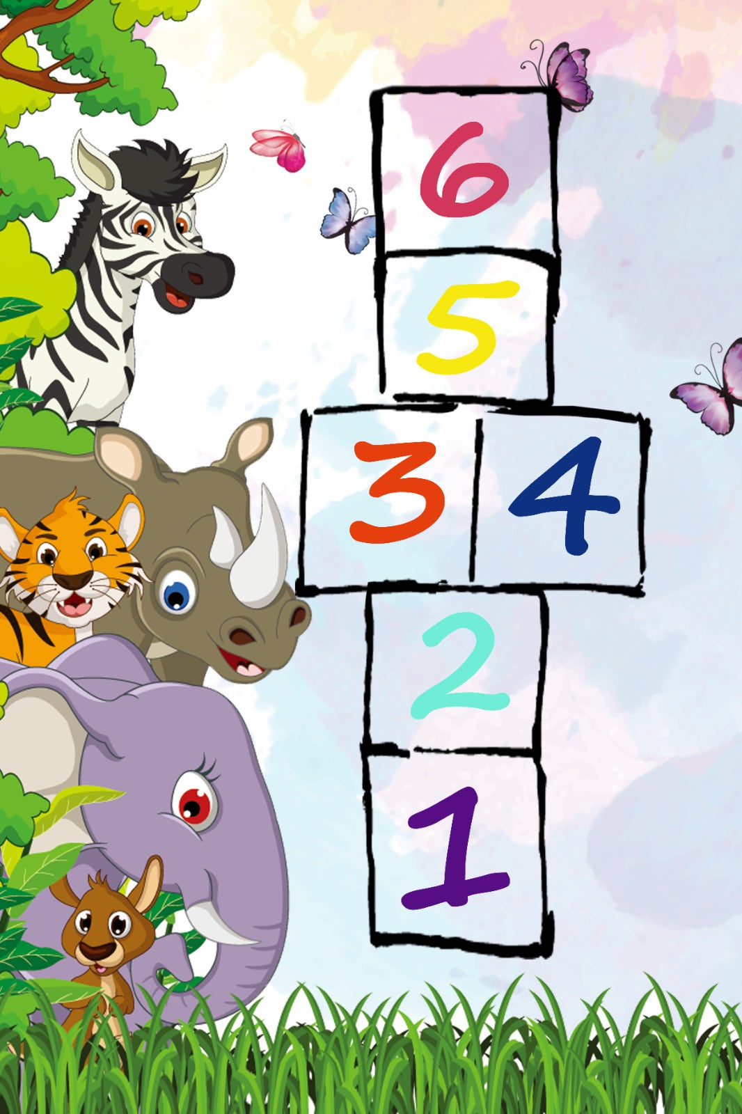 Eğitici Oyun Yapboz Puzzle Halısı