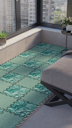 50 x 50 cm 4 Adet BASKILI Mutfak, Balkon ve Oturma Odası Yapbozhalı