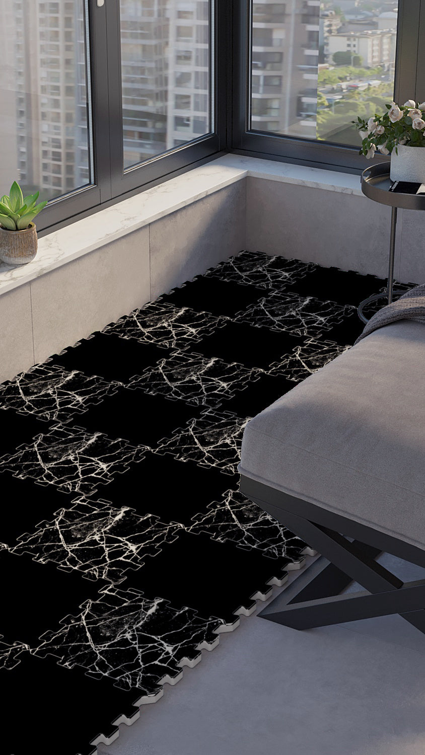 50 x 50 cm 4 Adet BASKILI Mutfak, Balkon ve Oturma Odası Yapbozhalı