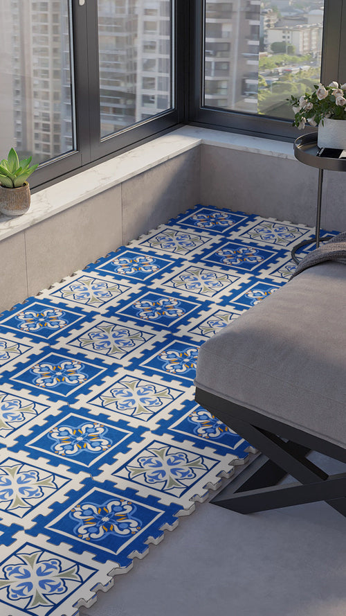 50 x 50 cm 4 Adet BASKILI Mutfak, Balkon ve Oturma Odası Yapbozhalı