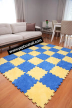 31 X 31 cm 10 Adet PELÜŞ KOMBİN YAPBOZ PUZZLE HALILAR Yapbozhalı
