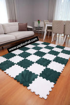 31 X 31 cm 10 Adet PELÜŞ KOMBİN YAPBOZ PUZZLE HALILAR Yapbozhalı