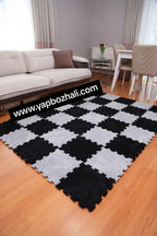 31 X 31 cm 10 Adet PELÜŞ KOMBİN YAPBOZ PUZZLE HALILAR Yapbozhalı