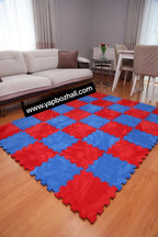 31 X 31 cm 10 Adet PELÜŞ KOMBİN YAPBOZ PUZZLE HALILAR Yapbozhalı