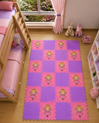 Baskılı Çocuk Odası Yapboz Halı 31x31