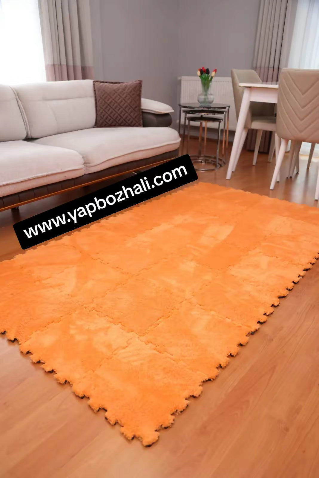 PELÜŞ TEK RENK YAPBOZ PUZZLE HALILAR