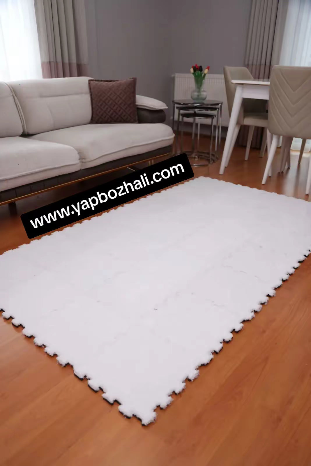 PELÜŞ TEK RENK YAPBOZ PUZZLE HALILAR