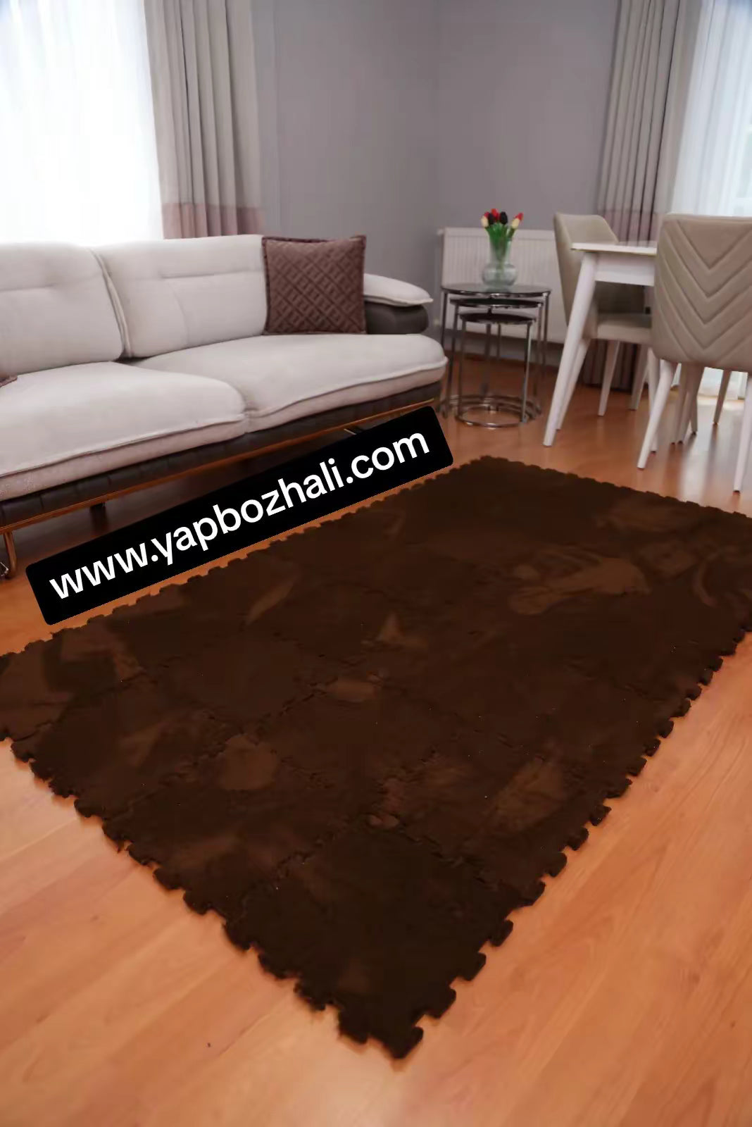 PELÜŞ TEK RENK YAPBOZ PUZZLE HALILAR